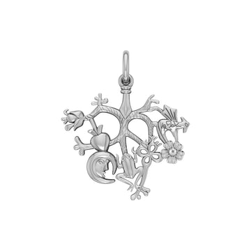 Cimaruta Witch Sterling Silver Pendant TPD6447